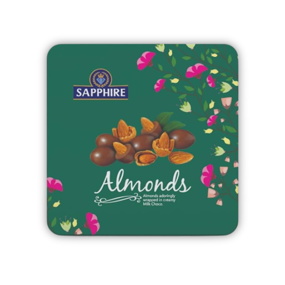 Sapphire Coated nuts Almond 200 gm