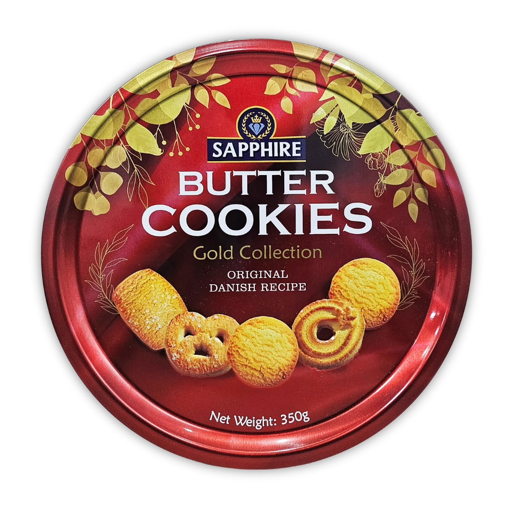 Sapphire Butter Cookies 350 g-Gold Collection