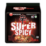 NONGSHIM SHIN RED SUPER SPICY NOODLES PACK OF 5