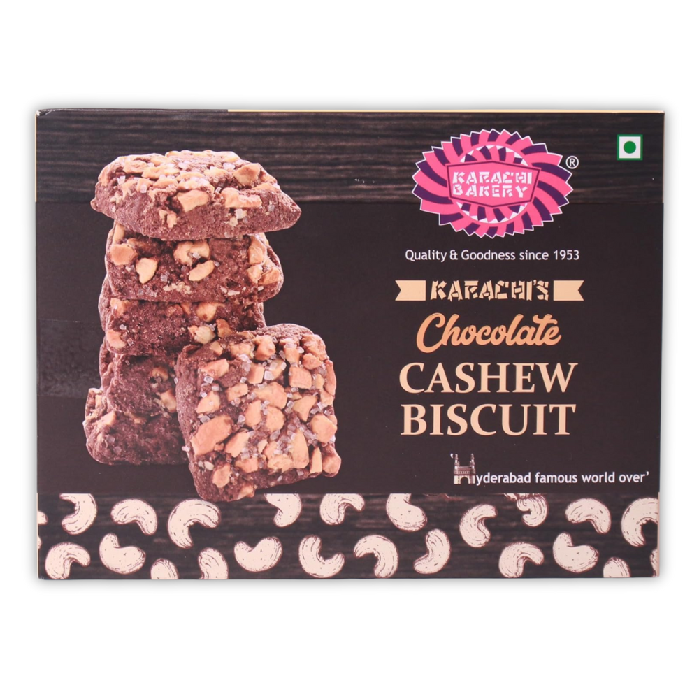KARACHI'S CHOCOLATE CASHEW BISCUITS