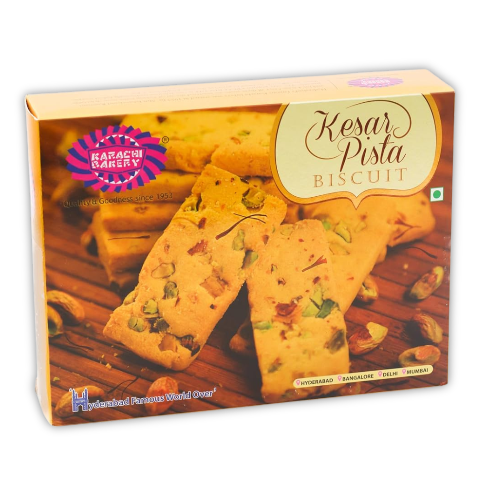 KARACHI'S KESAR PISTA BISCUITS