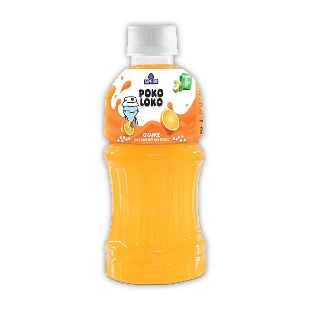 Sapphire Poko Loko Orange Nata Drink 300ml