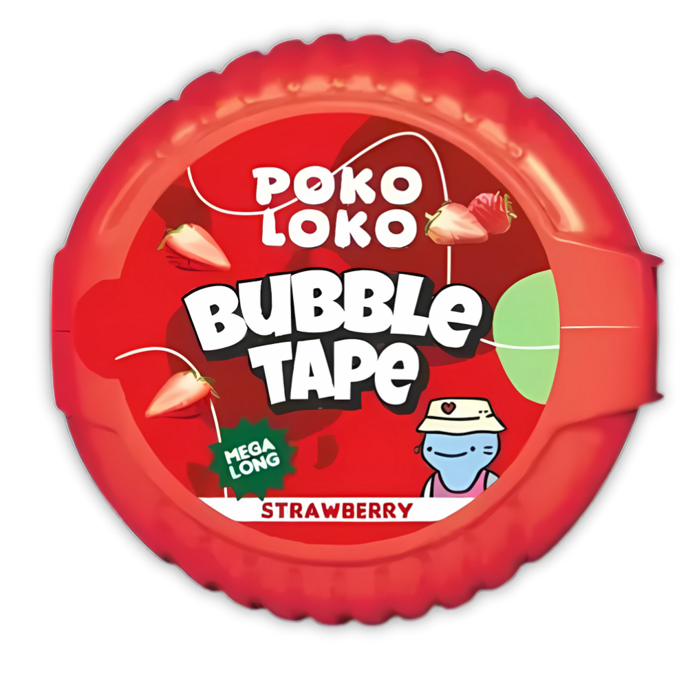 Poko Loko Bubble Tape 56g- Starwberry