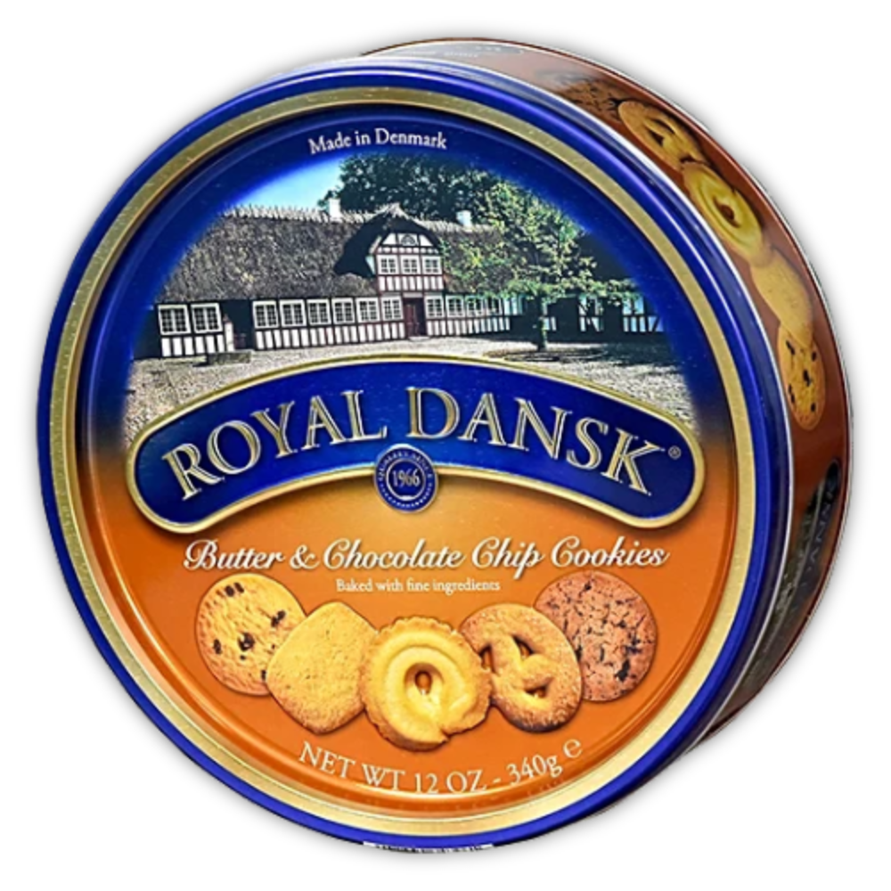 Royal Dansk Butter Cookies & Chocochip Cookies 340 g