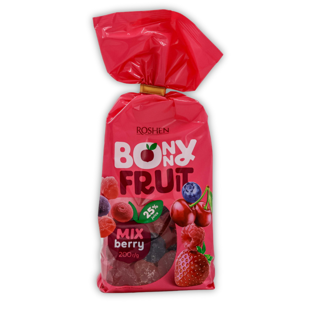 ROSHEN BONNY FRUIT BERRY MIX JELLY WITH 25% JUICE