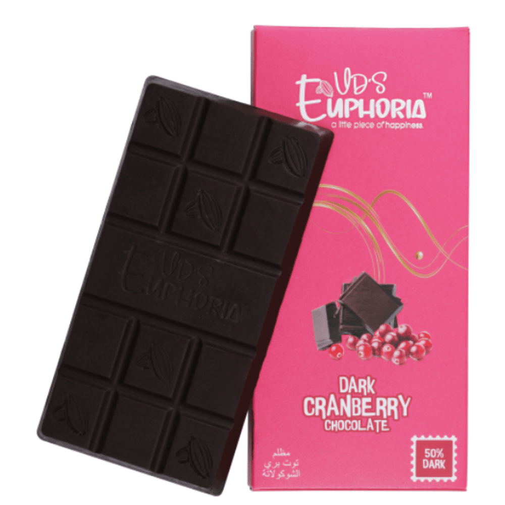 UDS Euphoria Cranberry Chocolate 50% Dark
