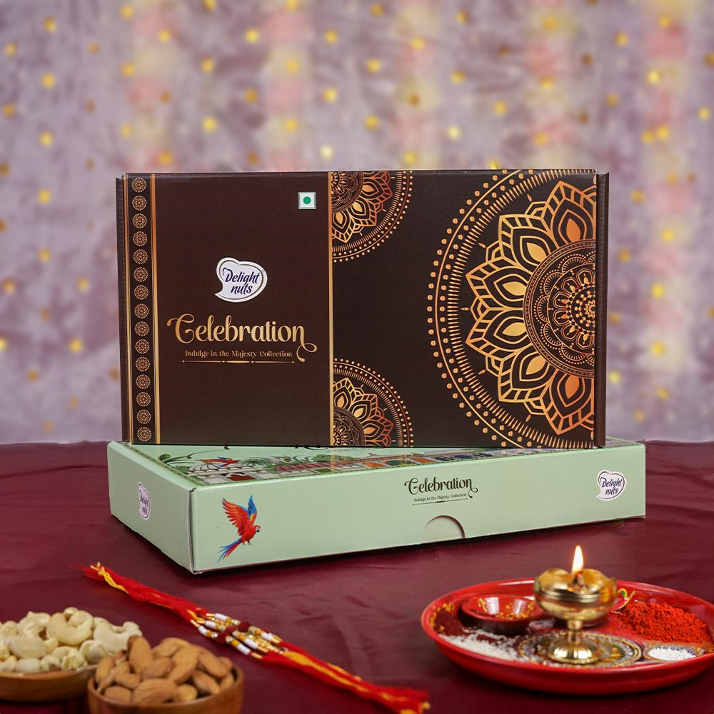 Imperial Box – R&S Almonds 200g | R&S Cashews 200g | R&S Pistachios 200g | Green Raisins 200g